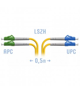 SNR-PC-LC/UPC-LC/APC-DPX-0,5m