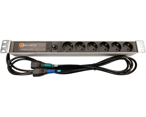 Блок розеток с АВР BONCH-ATS/PDU 8A-6S-C14/C14