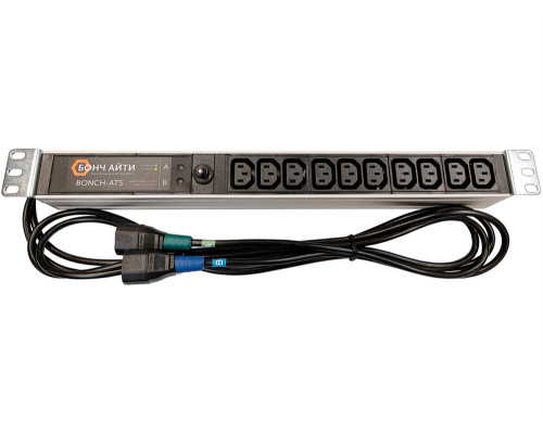 Блок розеток с АВР BONCH-ATS/PDU 8A-10C13-C14/C14