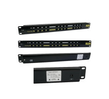 Инжекторная патч-панель PoE, 12 портов RJ-45, UTP, кат.5Е