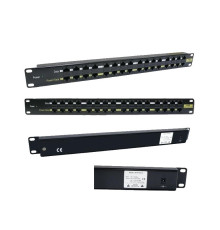 Инжекторная патч-панель PoE 16 портов RJ-45, UTP, кат.5Е
