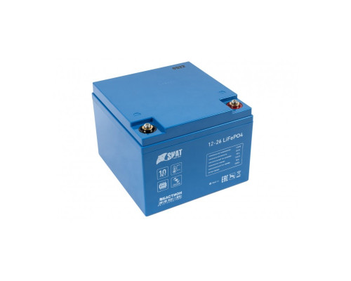 АККУМУЛЯТОР ЛИТИЙ-ЖЕЛЕЗО-ФОСФАТНЫЙ ГЕРМЕТИЗИРОВАННЫЙ SKAT I-BATTERY 12-26 LIFEPO4