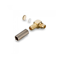 Антэкс MMCX-папа угловой RG-174/U, RG-316/U обжимной