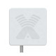 AX-2420P MIMO 2x2 BOX - панельная антенна с боксом для WIFI-модема