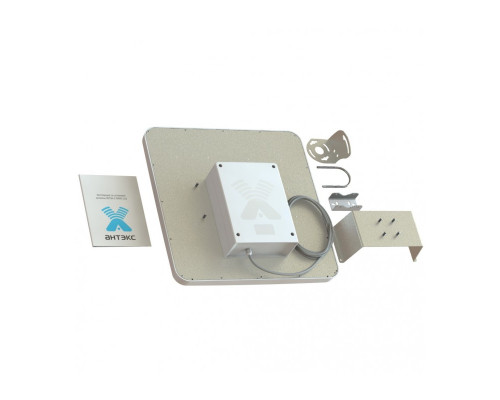 AX-2420P MIMO 2x2 BOX - панельная антенна с боксом для WIFI-модема