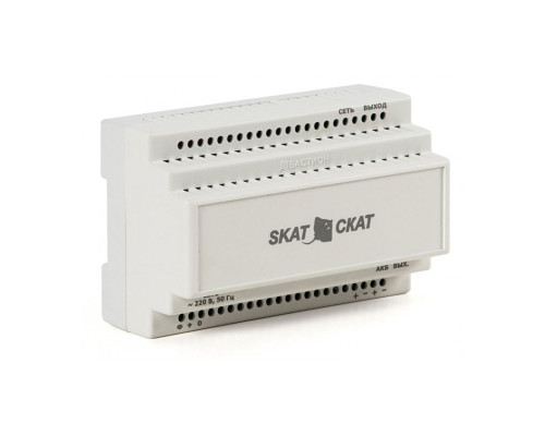 ИСТОЧНИК БЕСПЕРЕБОЙНОГО ПИТАНИЯ SKAT-12-6,0 DIN (СКАТ ИБП-12/6-DIN)