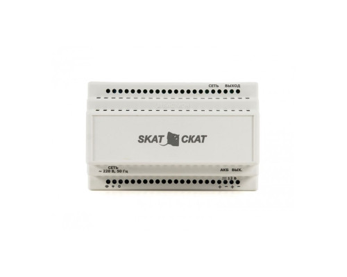 ИСТОЧНИК БЕСПЕРЕБОЙНОГО ПИТАНИЯ SKAT-12-6,0 DIN (СКАТ ИБП-12/6-DIN)
