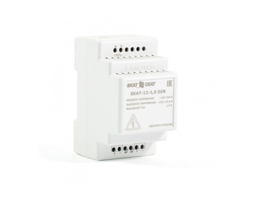 ИСТОЧНИК ВТОРИЧНОГО ЭЛЕКТРОПИТАНИЯ SKAT-12-1.0-DIN (СКАТ ИБП-12/1-DIN)