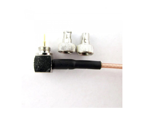 Антенный адаптер для  USB 3G модемов (SMA-female - TS-9 угловой) с переходником на CRC9