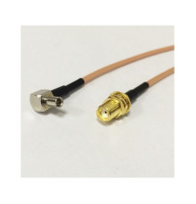Антенный адаптер для USB 3G модемов Huawei (SMA-female - TS-9 (угловой))