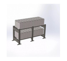 SNR-AKB-RACK-130605 Стеллаж открытый АКБ 600х500х1325 (2 полки)