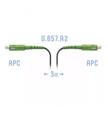 SNR-PC-FTTH-SC/APC-B-3m