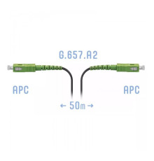 SNR-PC-FTTH-SC/APC-E-50m
