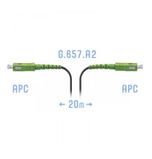 SNR-PC-FTTH-SC/APC-H-20m