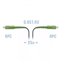 SNR-PC-FTTH-SC/APC-B-25m