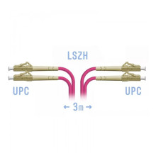 SNR-PC-LC/UPC-MM4-DPX-3m (2,0)