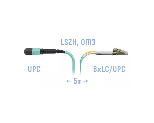 SNR-PC-MPO/UPC-8LC/UPC-DPX-MM-5m
