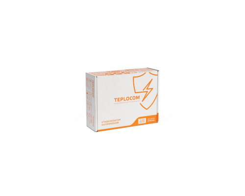 СТАБИЛИЗАТОР НАПРЯЖЕНИЯ ДЛЯ КОТЛА TEPLOCOM ST-888-И SPACE TECHNOLOGY